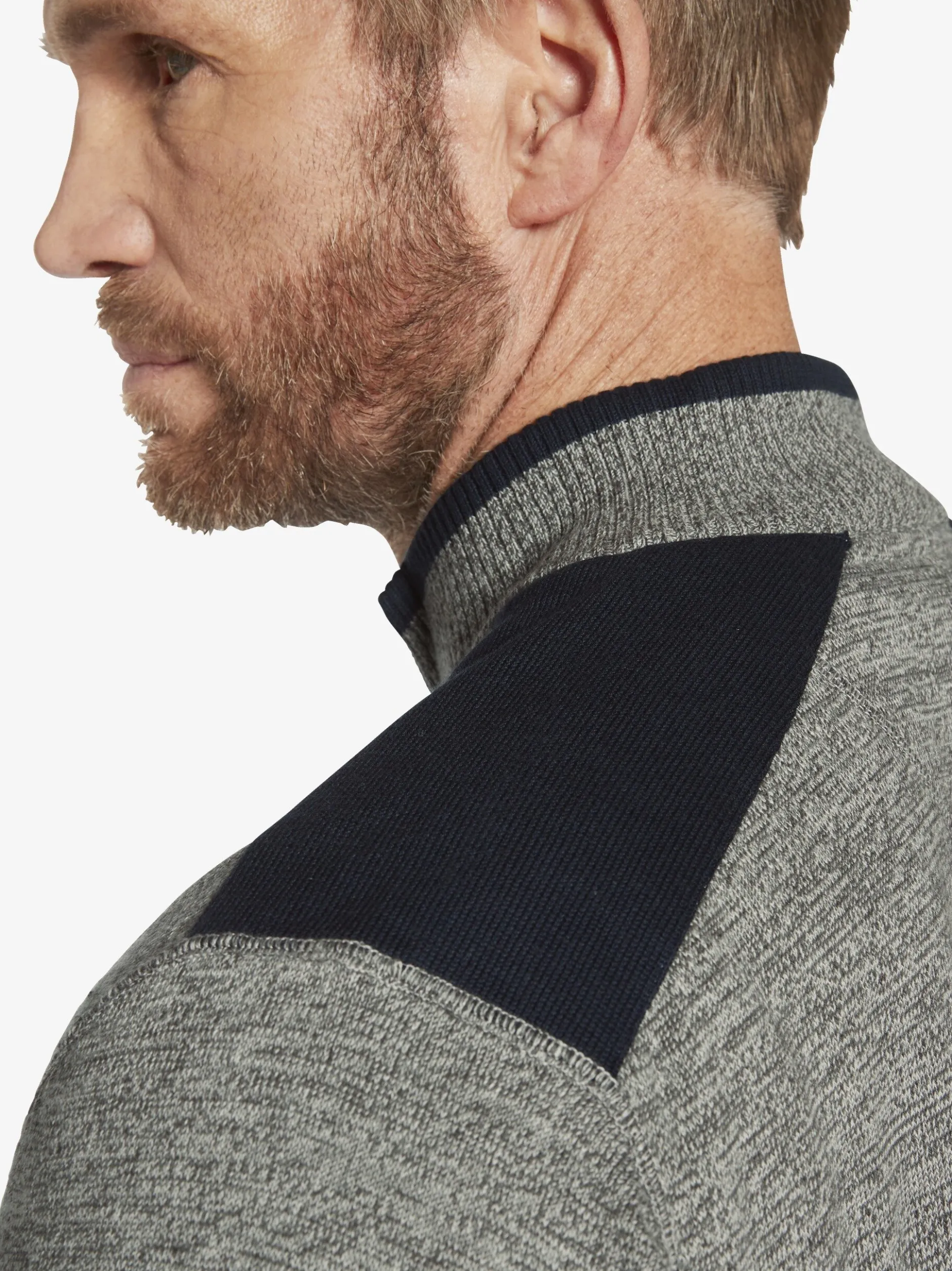 Jan Vanderstorm Herren Pullover - DAIN in grau