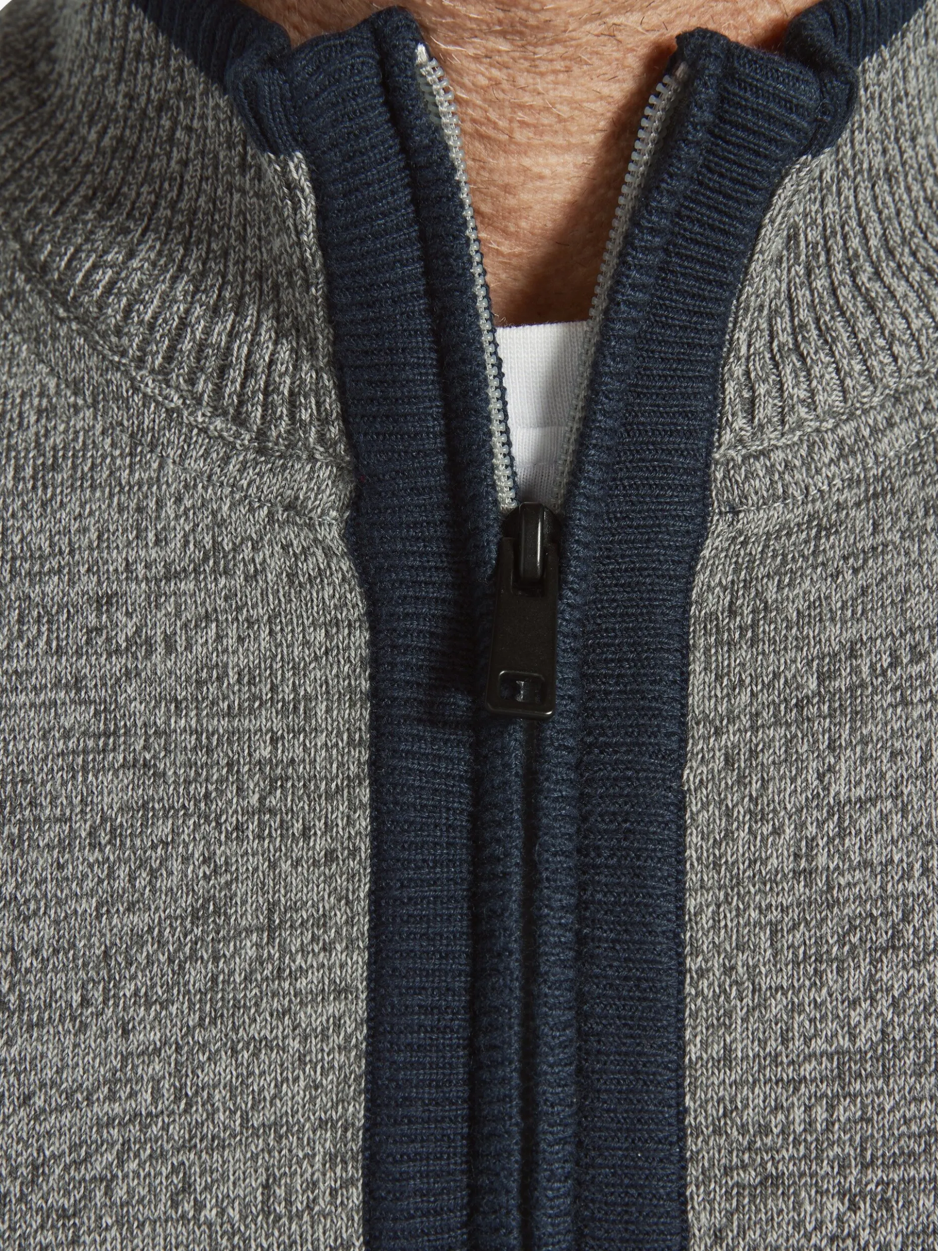 Jan Vanderstorm Herren Pullover - DAIN in grau