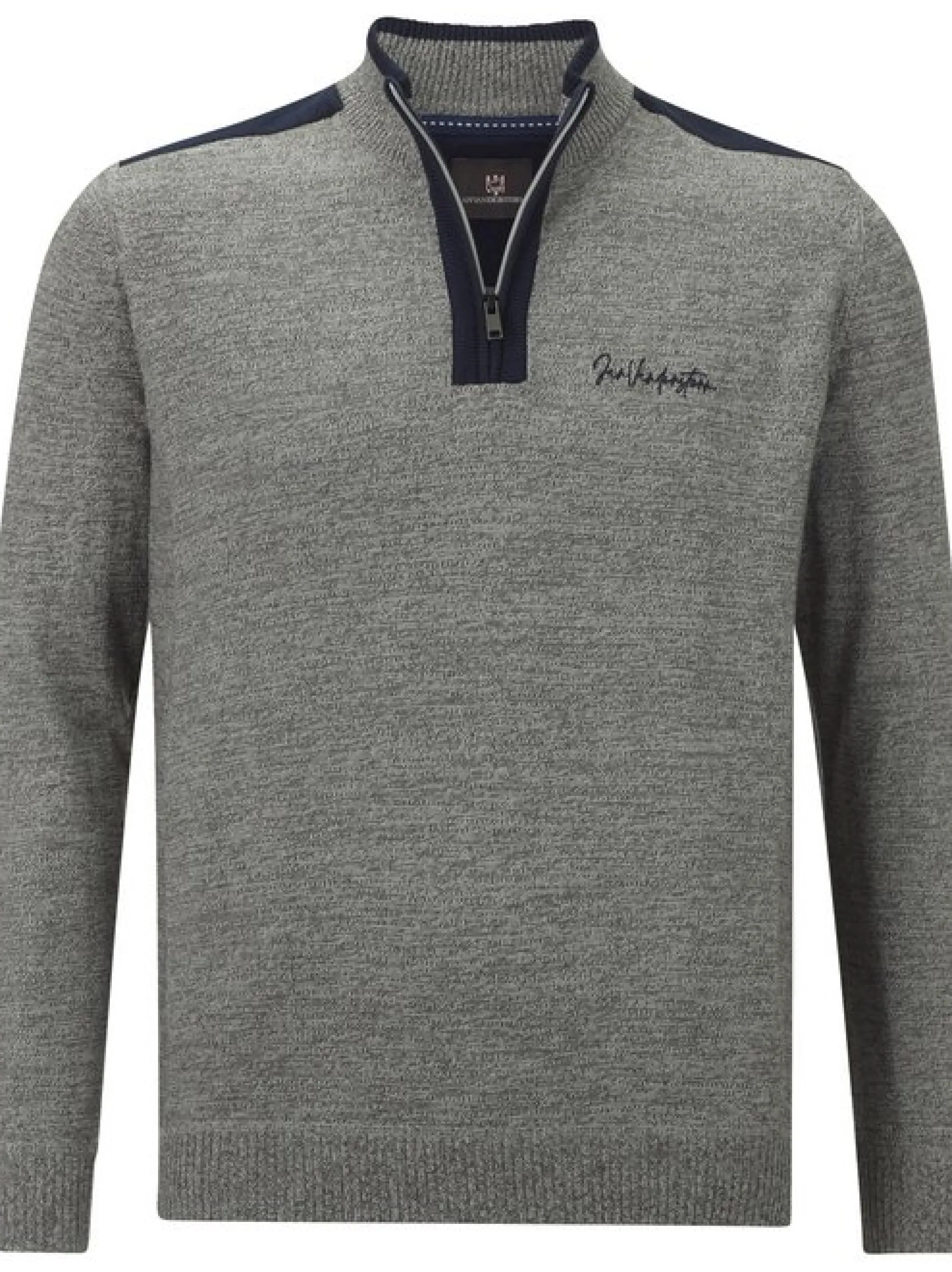 Jan Vanderstorm Herren Pullover - DAIN in grau