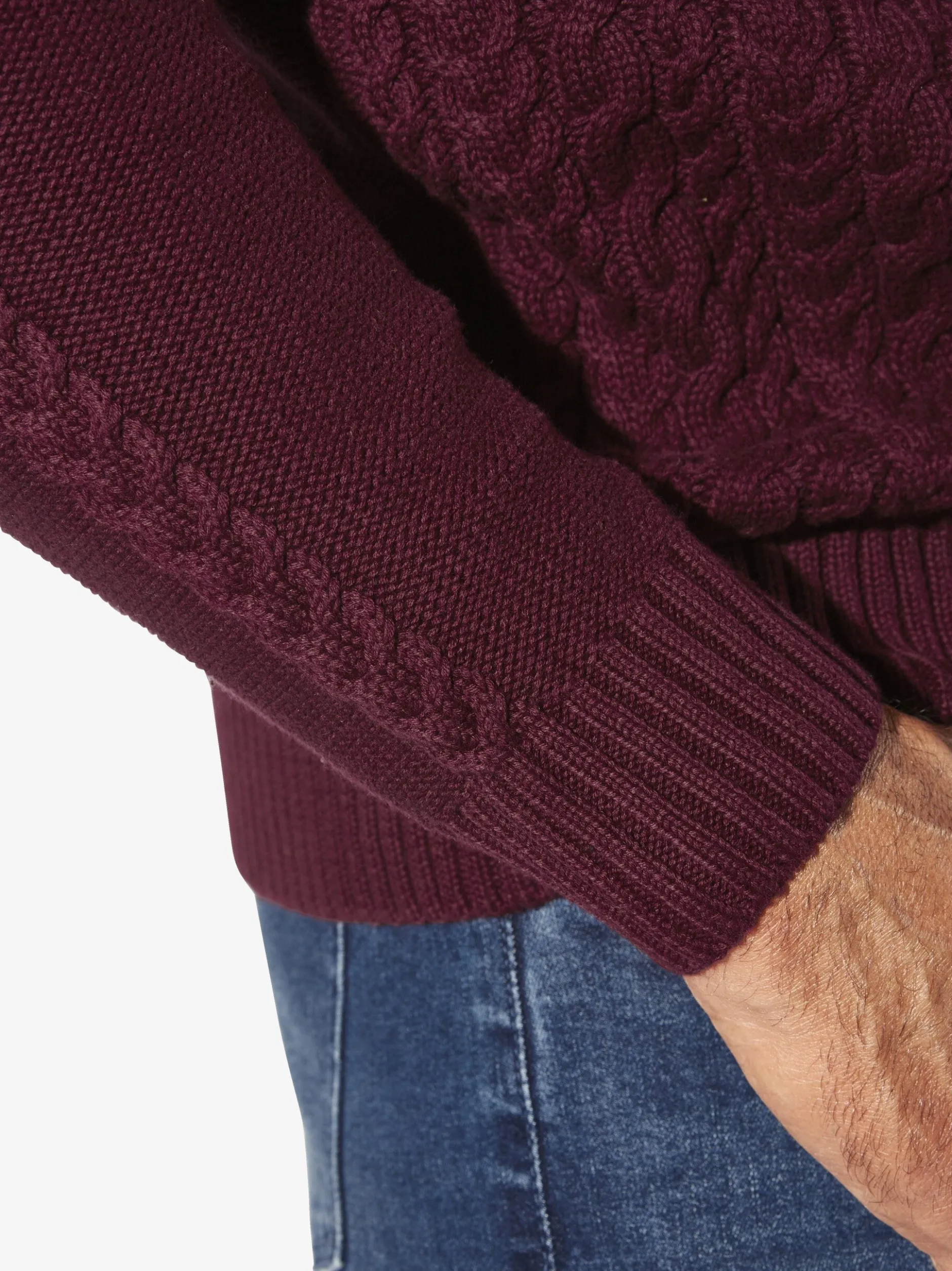 Jan Vanderstorm Herren Pullover - BJORNSTROM in rot