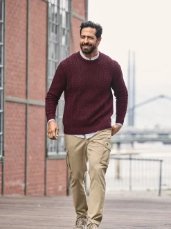Jan Vanderstorm Herren Pullover - BJORNSTROM in rot