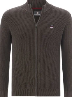 Jan Vanderstorm Herren Strickjacke - NORANDER in braun