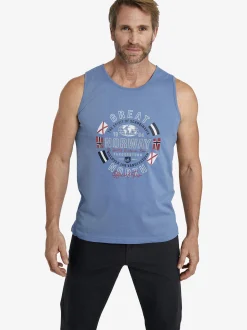 Jan Vanderstorm Herren Tanktop - TAMPPI in blau