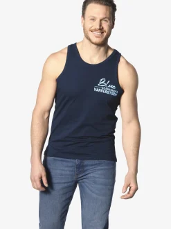 Jan Vanderstorm Herren Tanktop - FELTON in blau