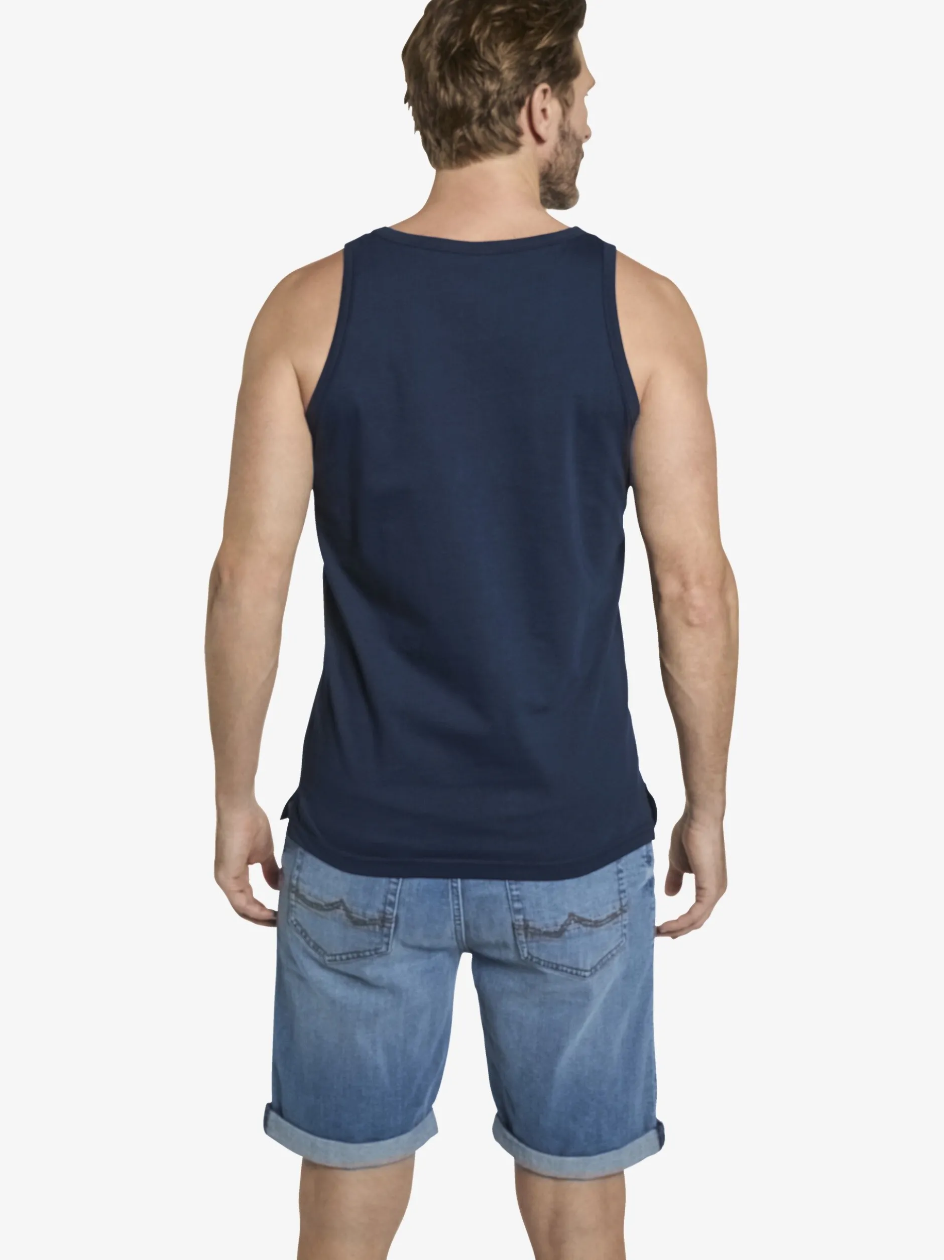 Jan Vanderstorm Herren Tanktop - FELTON in blau