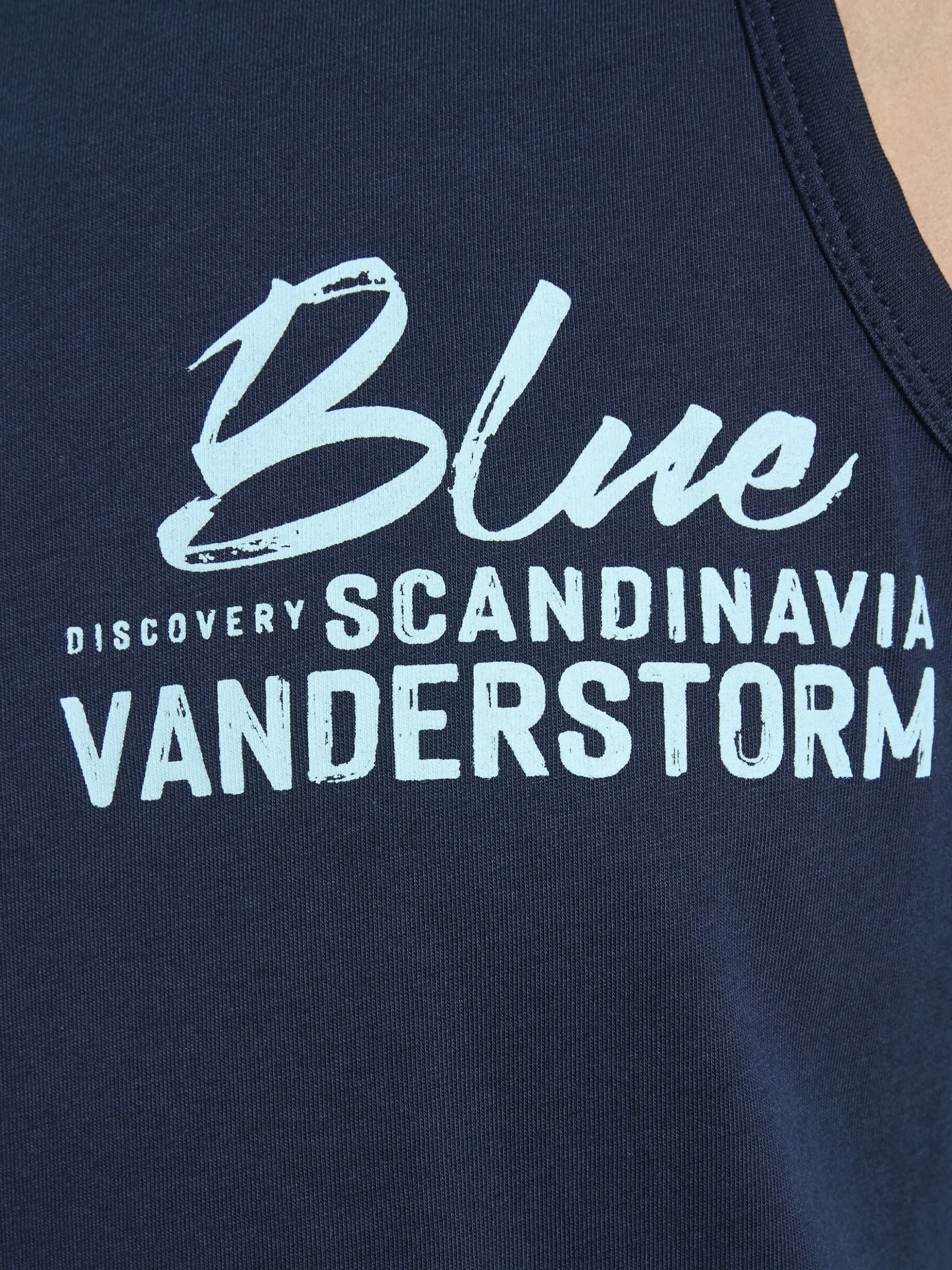 Jan Vanderstorm Herren Tanktop - FELTON in blau