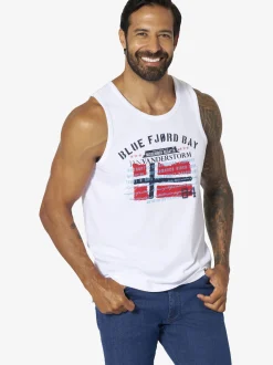 Jan Vanderstorm Herren Tanktop - OLOF in weiß