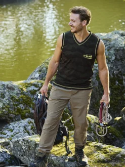 Jan Vanderstorm Herren Tanktop - FAFNER in schwarz