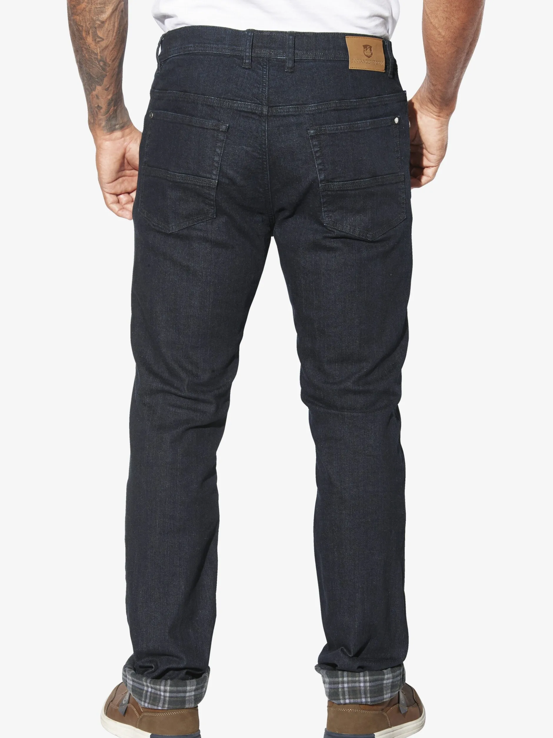 Jan Vanderstorm Herren Thermojeans - GUNNSTAD in rinsed blau