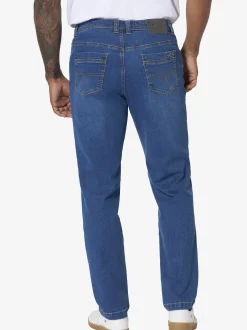 Jan Vanderstorm Herren Tiefbundjeans - BOLKER in blau denim
