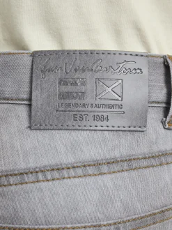 Jan Vanderstorm Herren Tiefbundjeans - SEIBOLD in grau