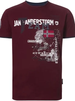 Jan Vanderstorm Herren T-Shirt - SÖLVE in rot