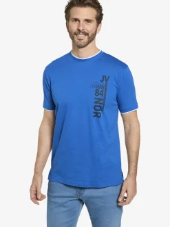 Jan Vanderstorm Herren T-Shirt - FLEMMING in royal blau