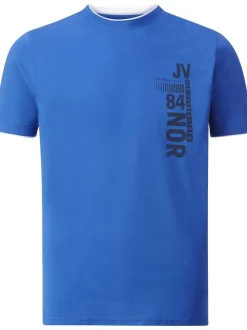 Jan Vanderstorm Herren T-Shirt - FLEMMING in royal blau
