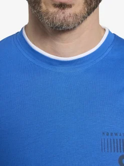 Jan Vanderstorm Herren T-Shirt - FLEMMING in royal blau