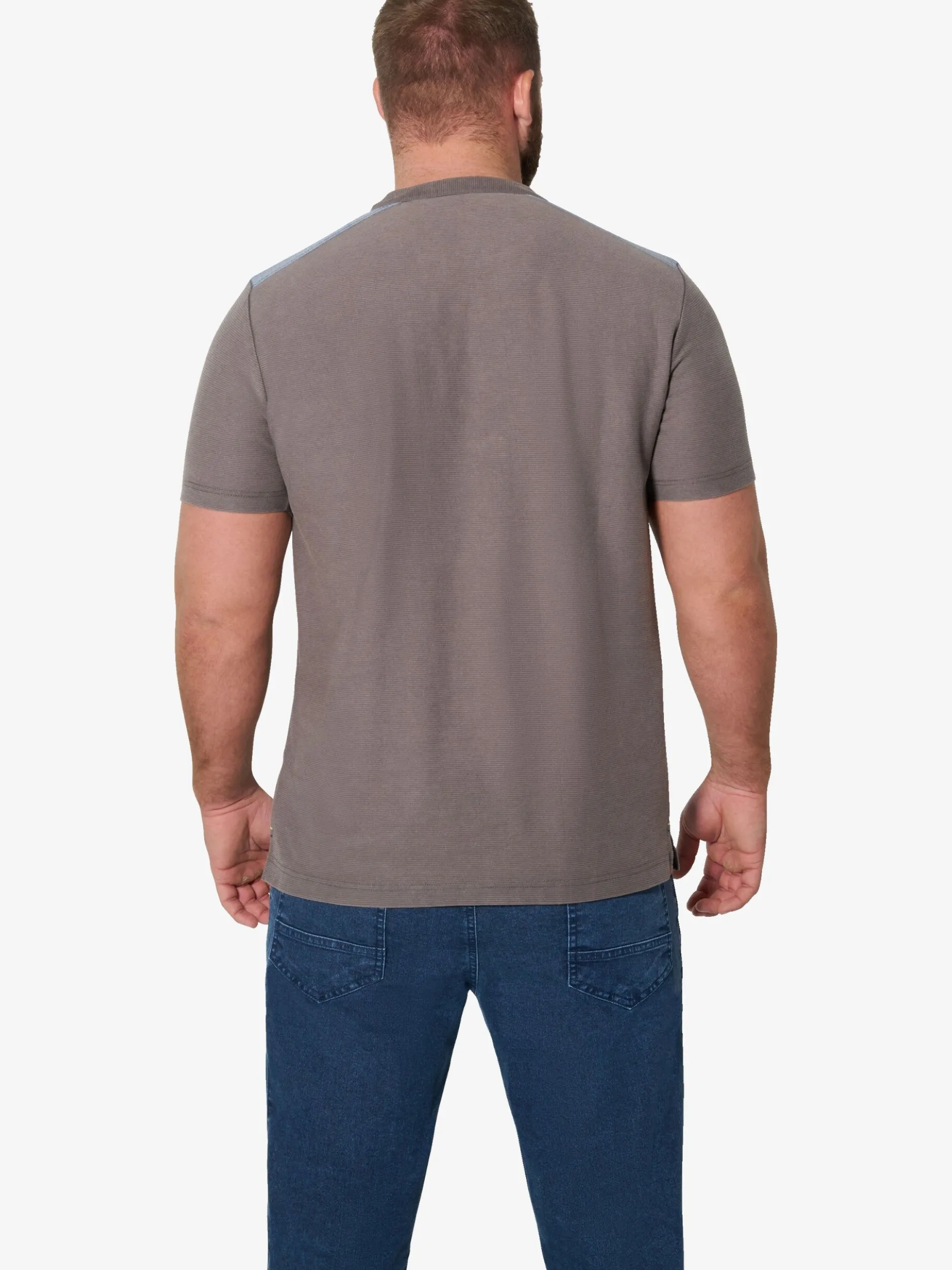 Jan Vanderstorm Herren T-Shirt - DOMALDOR in grau