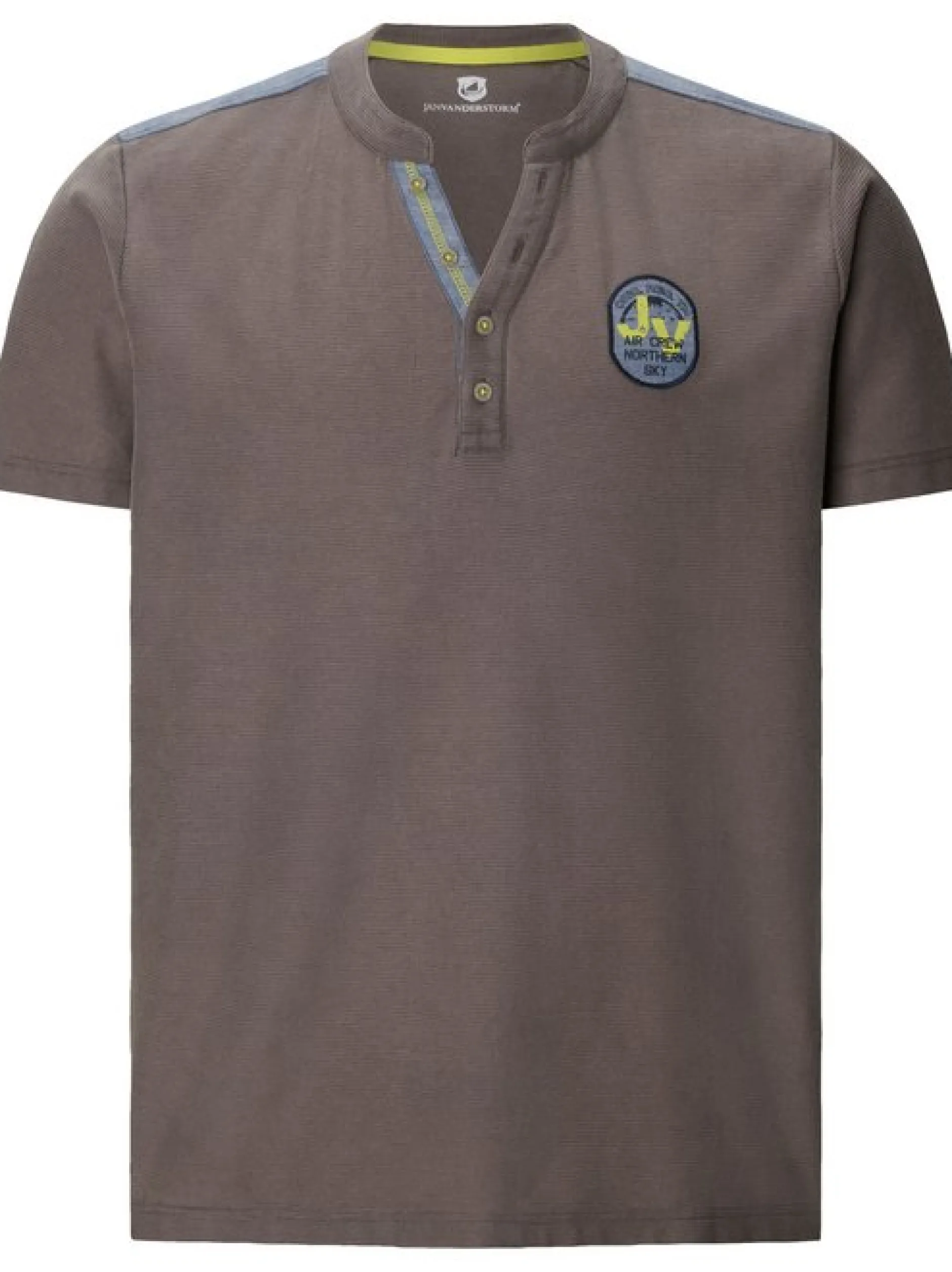 Jan Vanderstorm Herren T-Shirt - DOMALDOR in grau