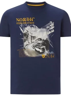 Jan Vanderstorm Herren T-Shirt - HAKSE in blau