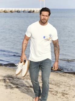 Jan Vanderstorm Herren T-Shirt - TUPPE in weiß