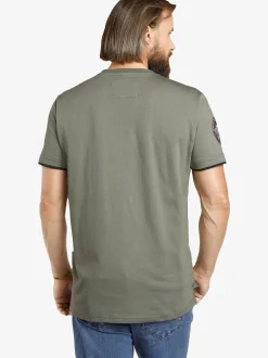 Jan Vanderstorm Herren T-Shirt - SÖLVE in oliv