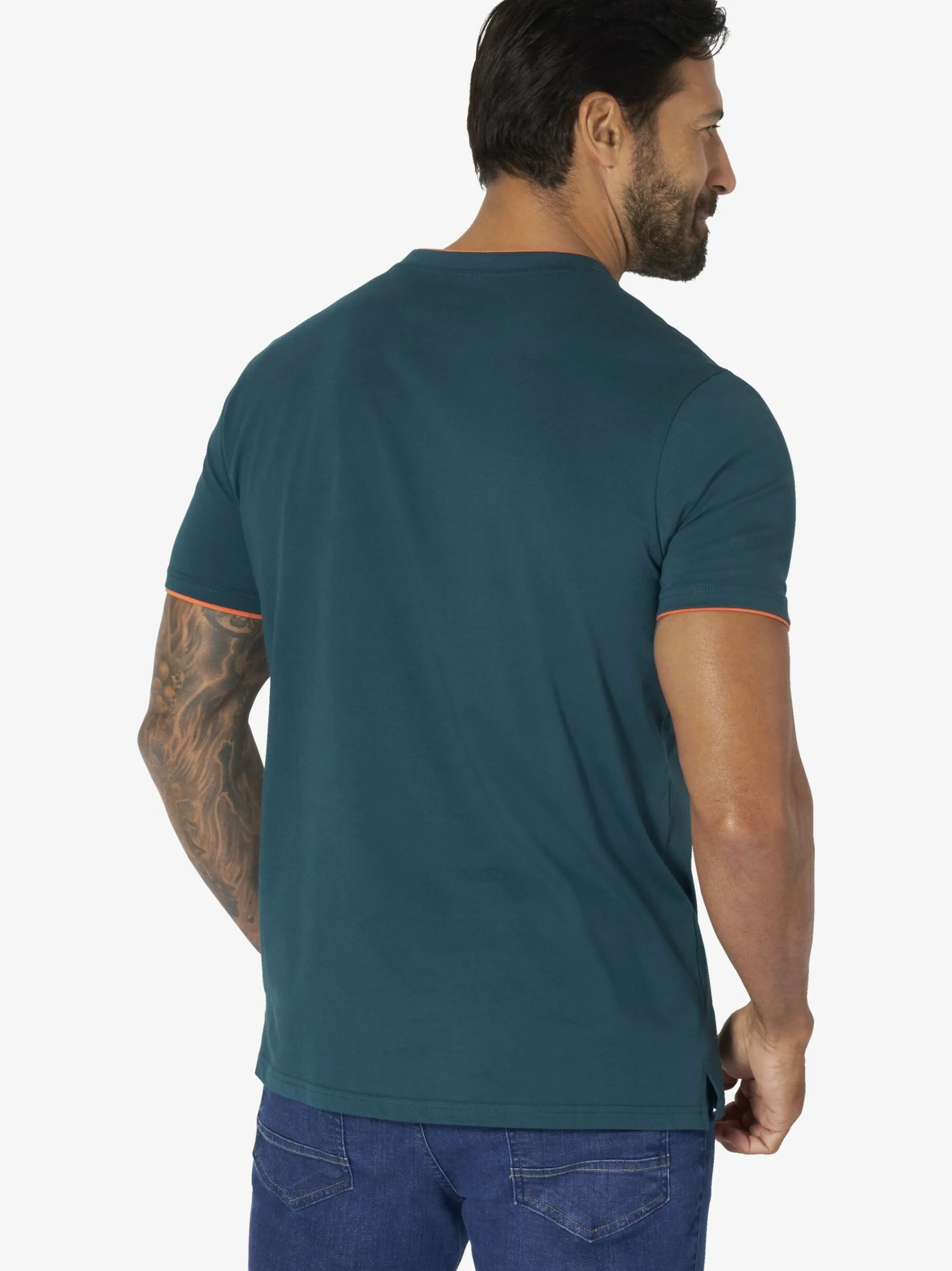 Jan Vanderstorm Herren T-Shirt - HAKEJAN in petrol
