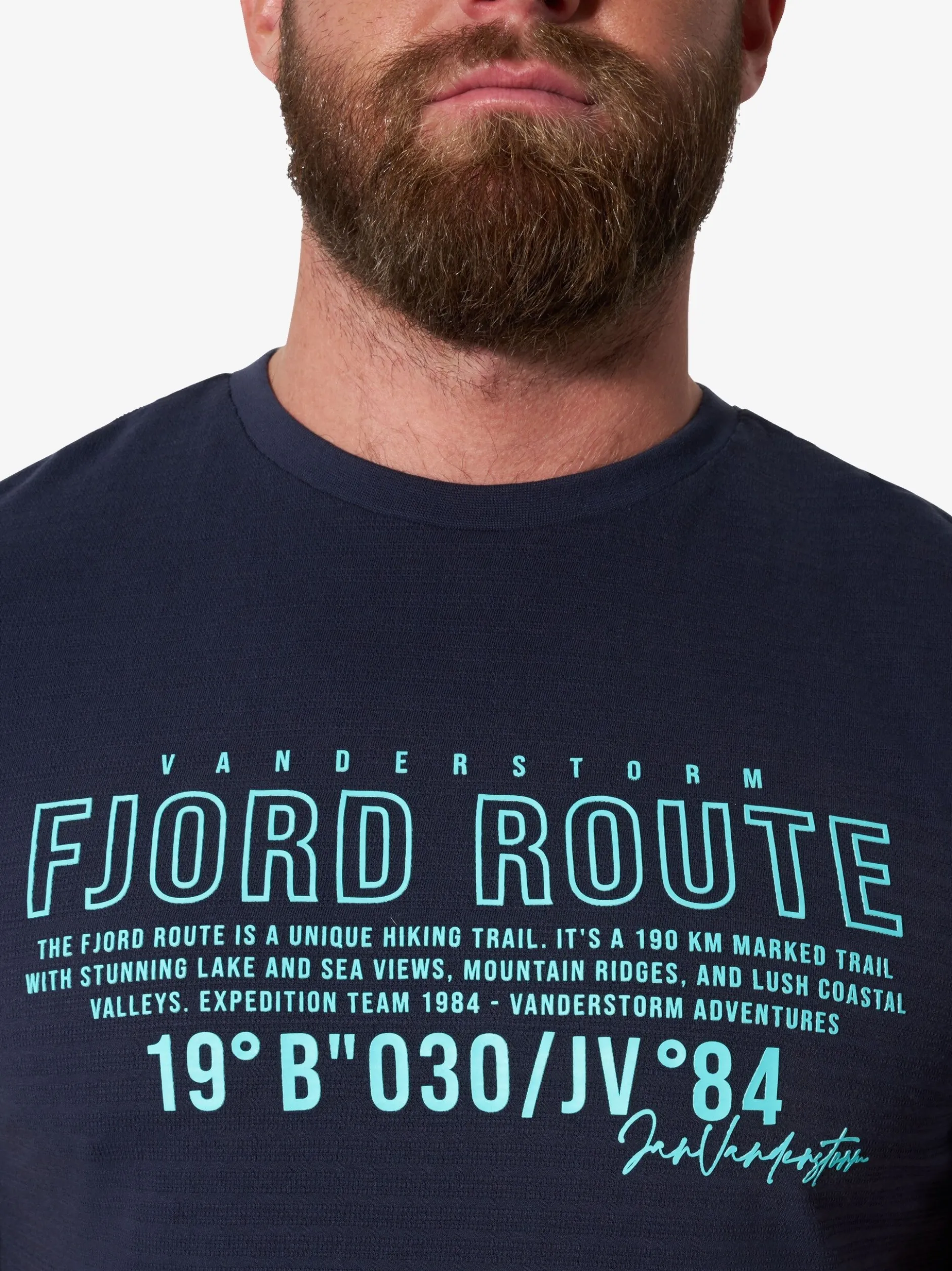 Jan Vanderstorm Herren T-Shirt - NIORD in blau