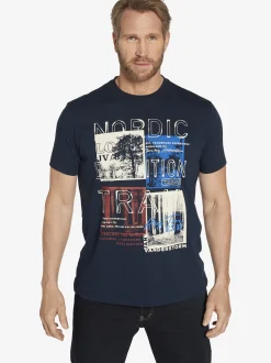 Jan Vanderstorm Herren T-Shirt - TANDRUP in blau