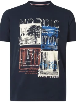 Jan Vanderstorm Herren T-Shirt - TANDRUP in blau