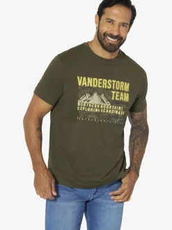Jan Vanderstorm Herren T-Shirt - BALVAR in khaki