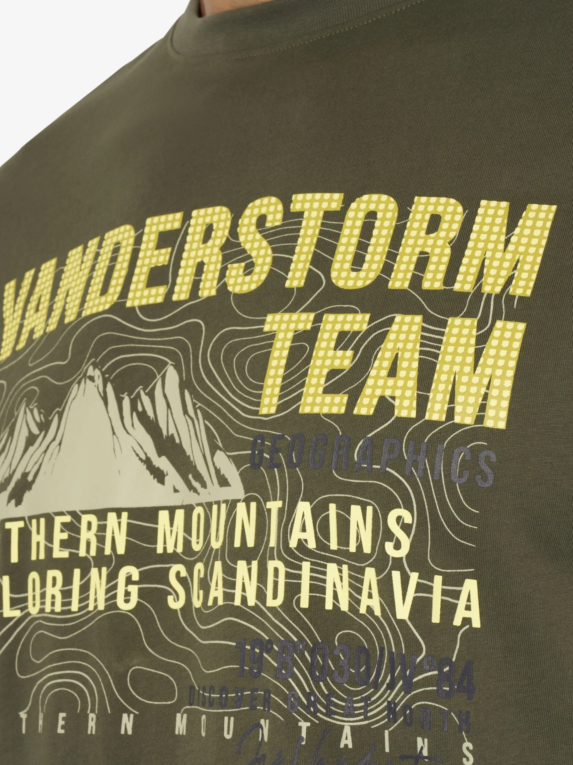 Jan Vanderstorm Herren T-Shirt - BALVAR in khaki