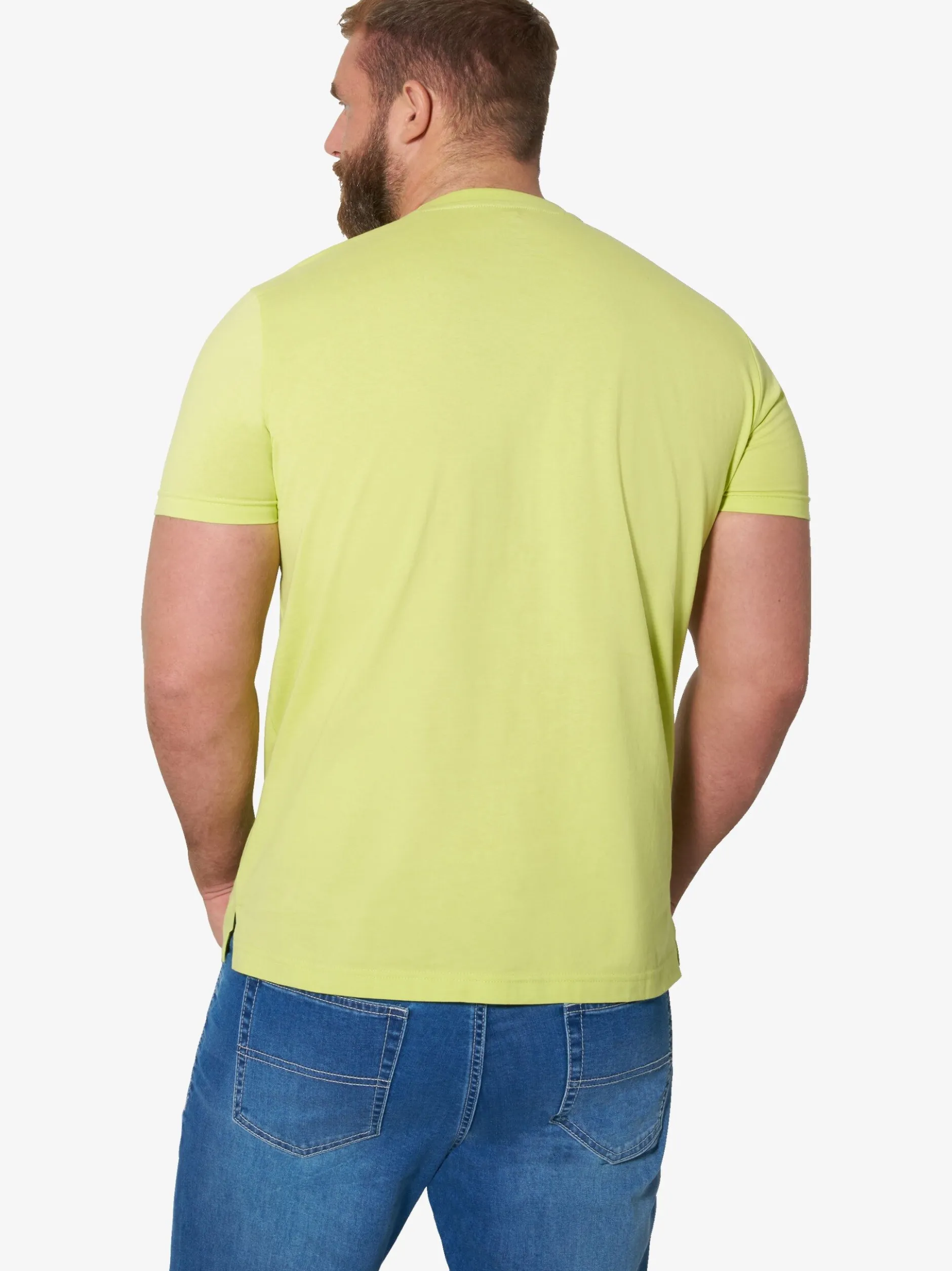 Jan Vanderstorm Herren T-Shirts - ODDUR im 2er-Pack in blau gelb