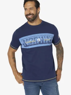 Jan Vanderstorm Herren T-Shirt - MATTGUR in blau