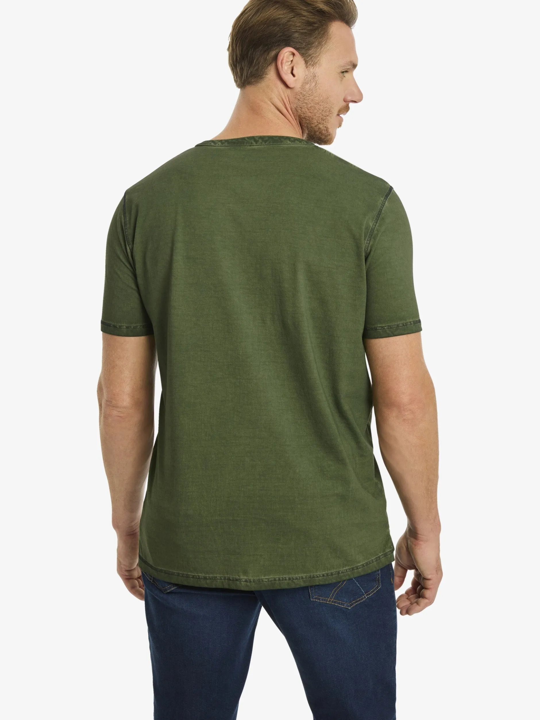 Jan Vanderstorm Herren T-Shirt - GODBERT in oliv