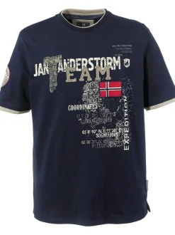 Jan Vanderstorm Herren T-Shirt - SÖLVE in blau