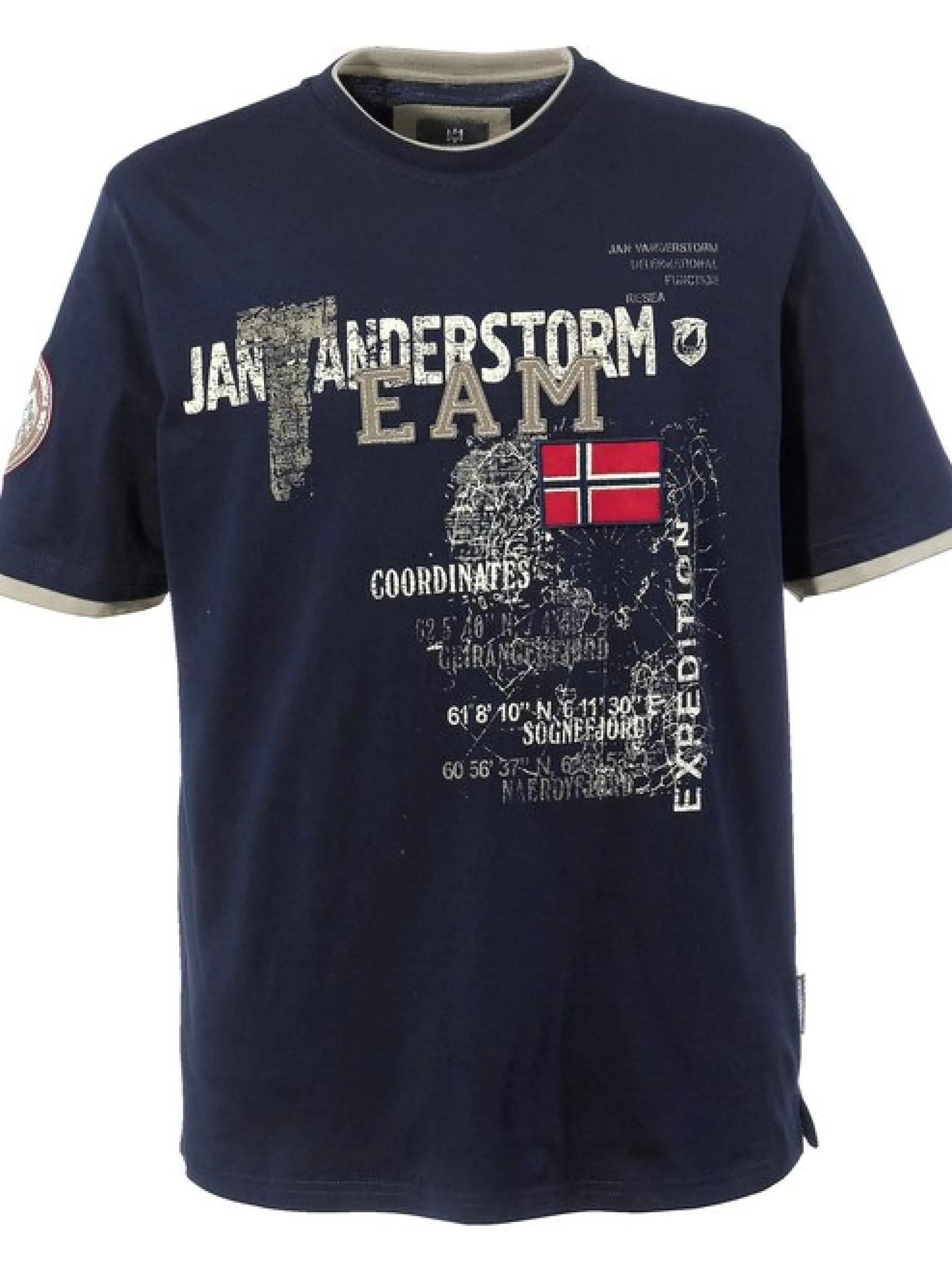 Jan Vanderstorm Herren T-Shirt - SÖLVE in blau