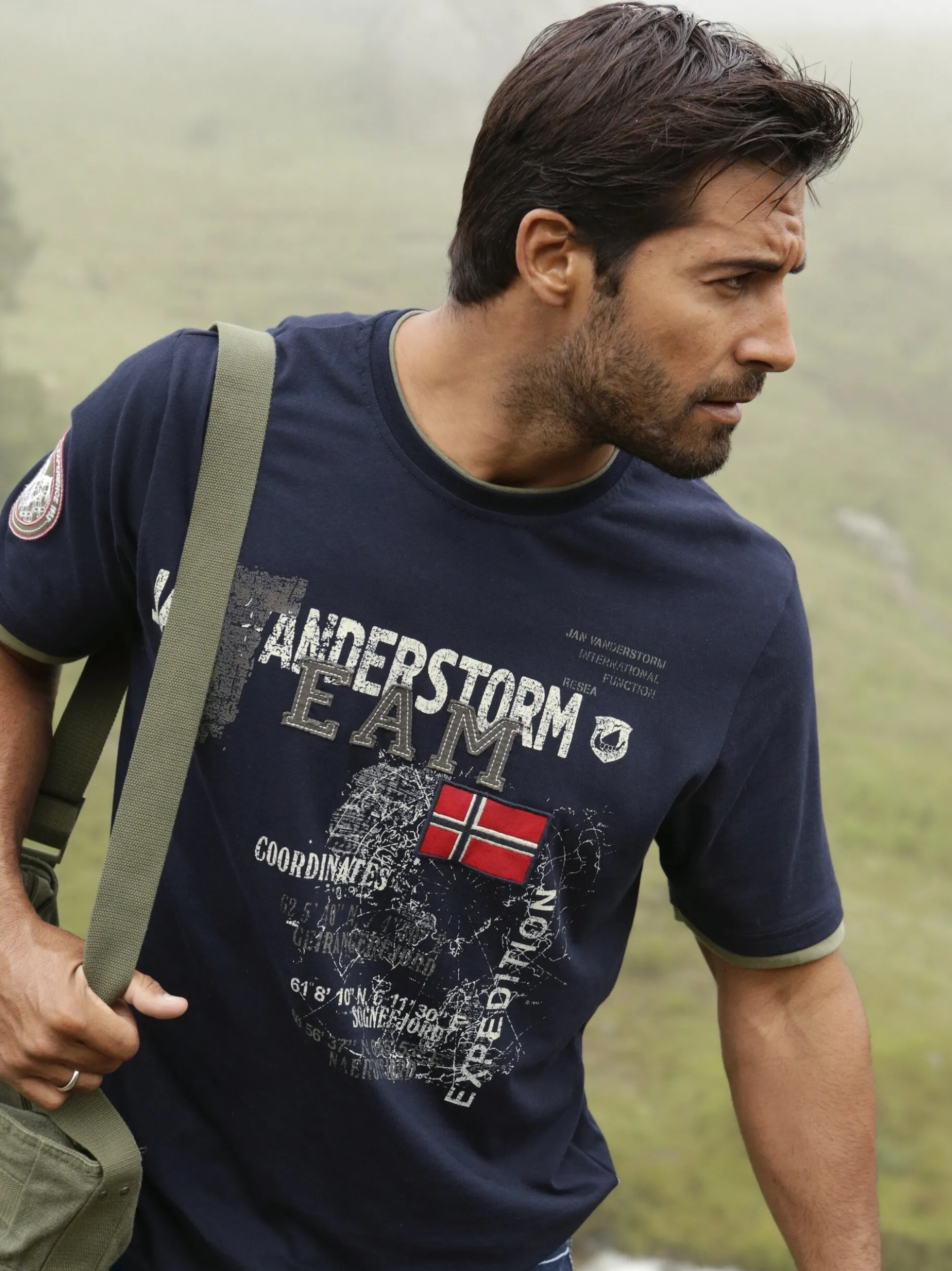 Jan Vanderstorm Herren T-Shirt - SÖLVE in blau