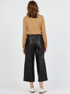 JCC Damen Lederhose in schwarz