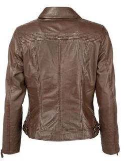JCC Damen Lederjacke in braun