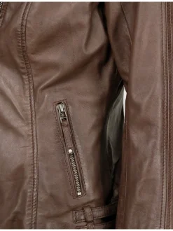 JCC Damen Lederjacke in braun