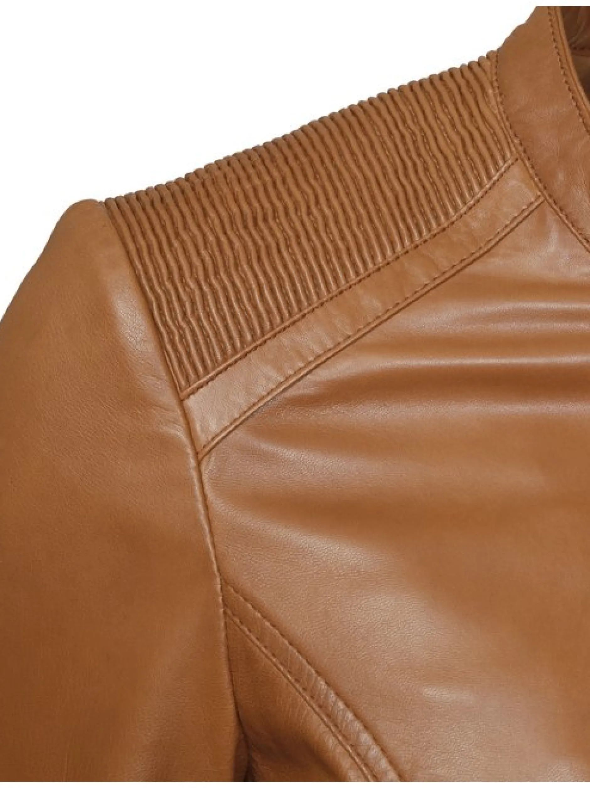 JCC Damen Lederjacke in cognac