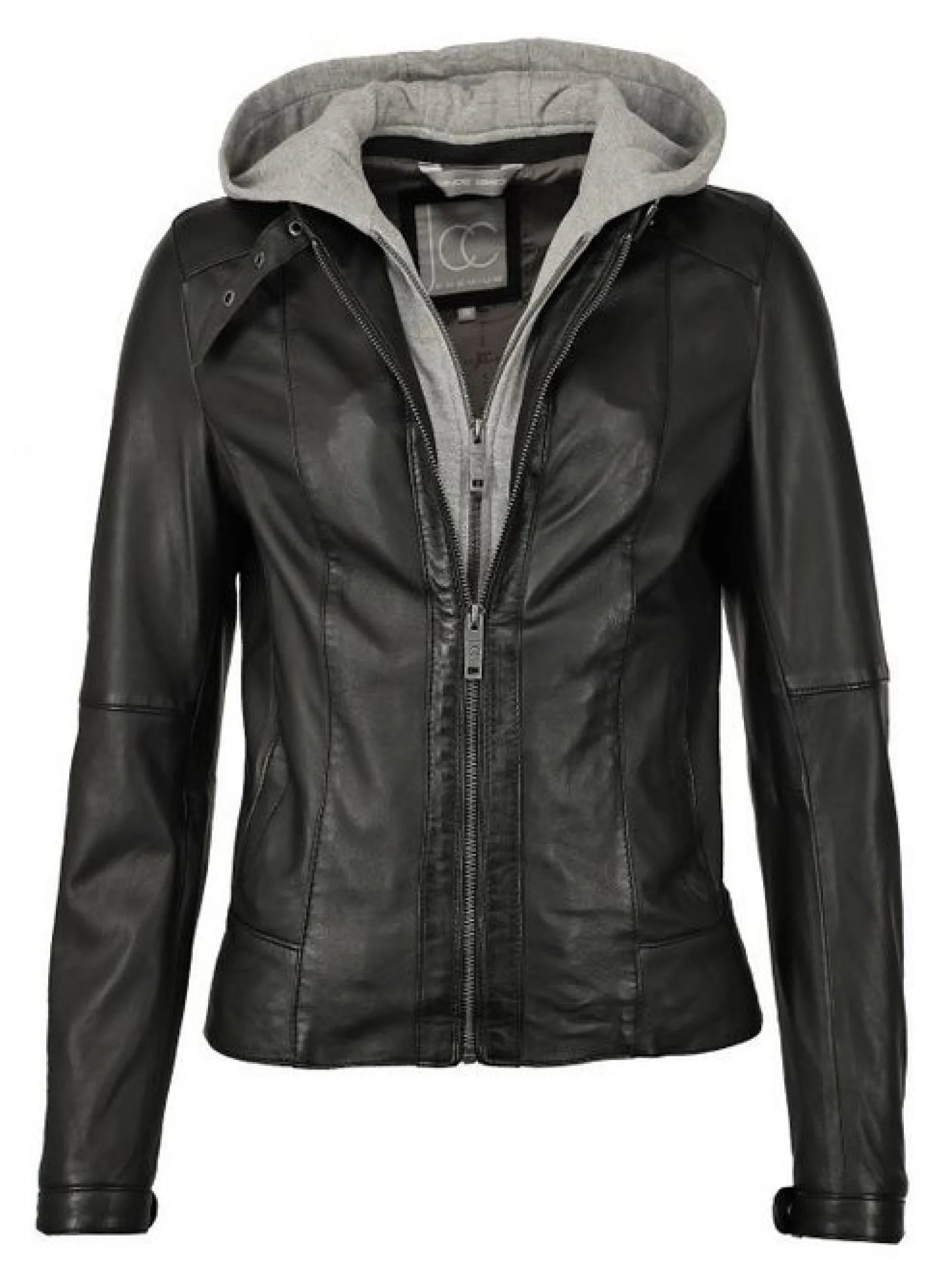 JCC Damen Lederjacke in schwarz