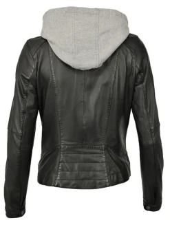 JCC Damen Lederjacke in schwarz