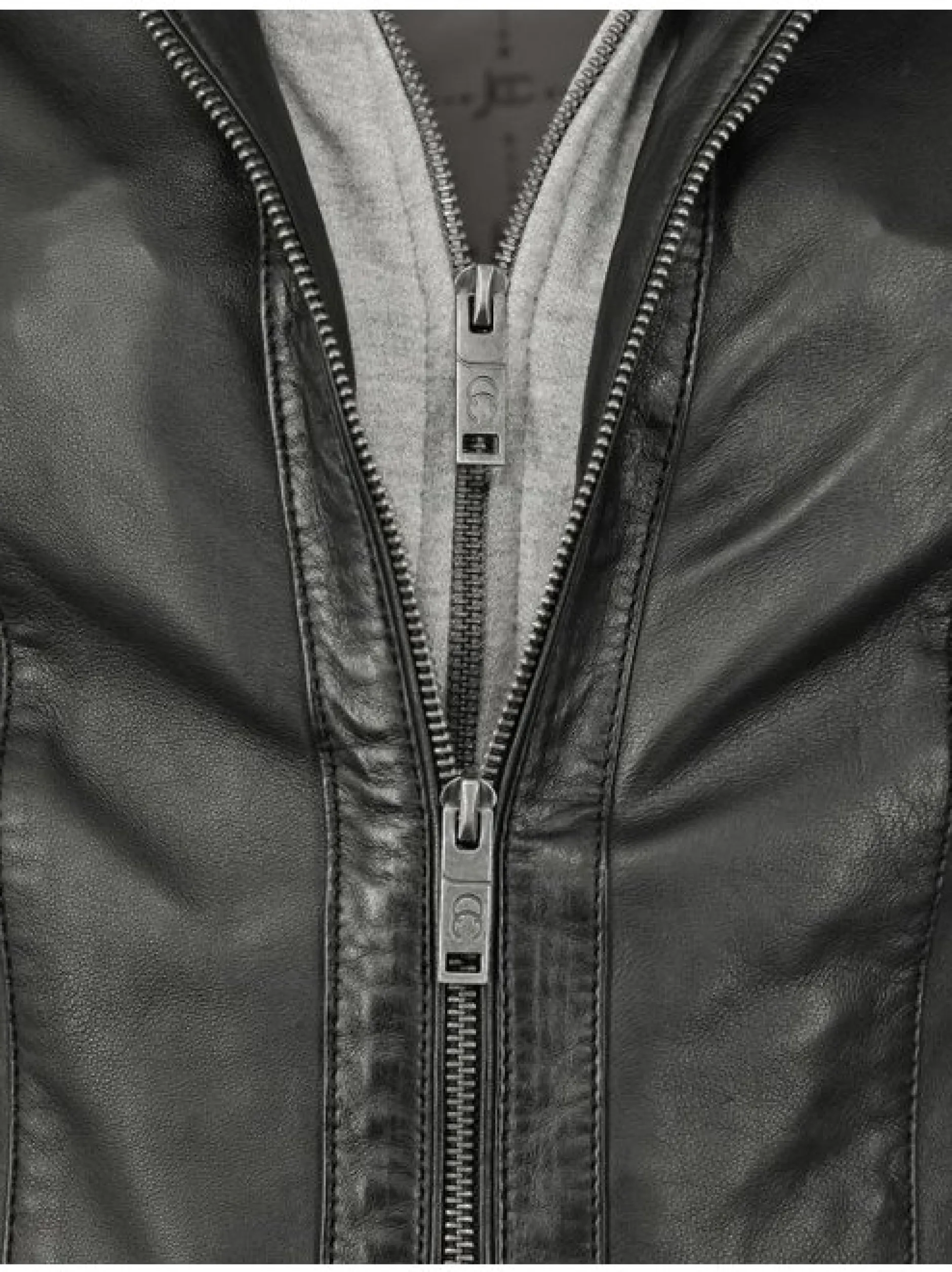 JCC Damen Lederjacke in schwarz
