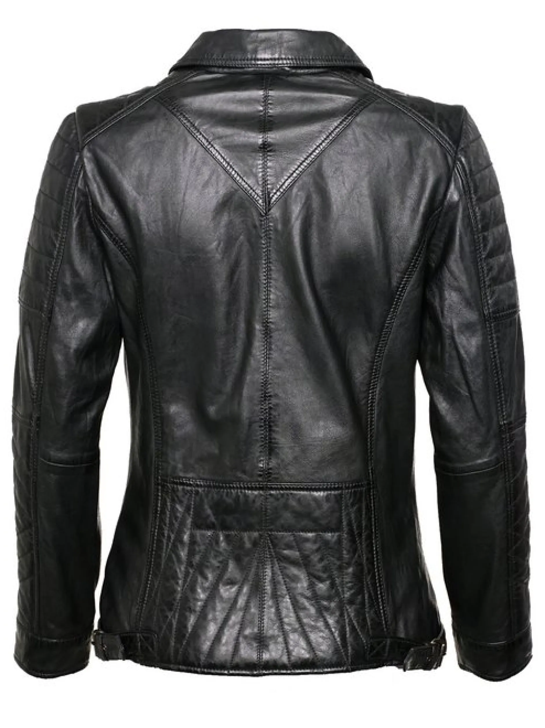 JCC Damen Lederjacke in schwarz
