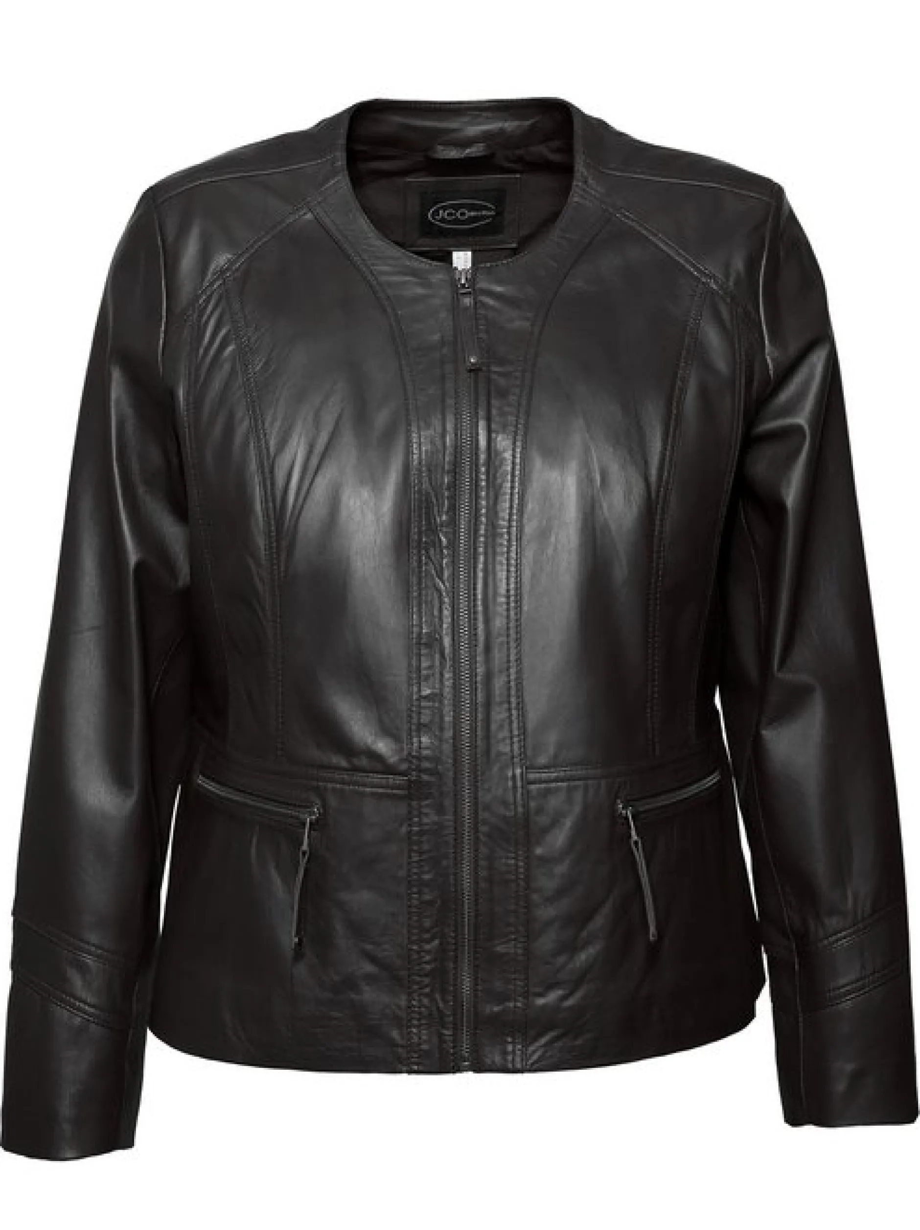 JCC Damen Lederjacke in schwarz