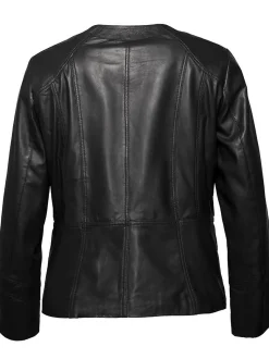 JCC Damen Lederjacke in schwarz