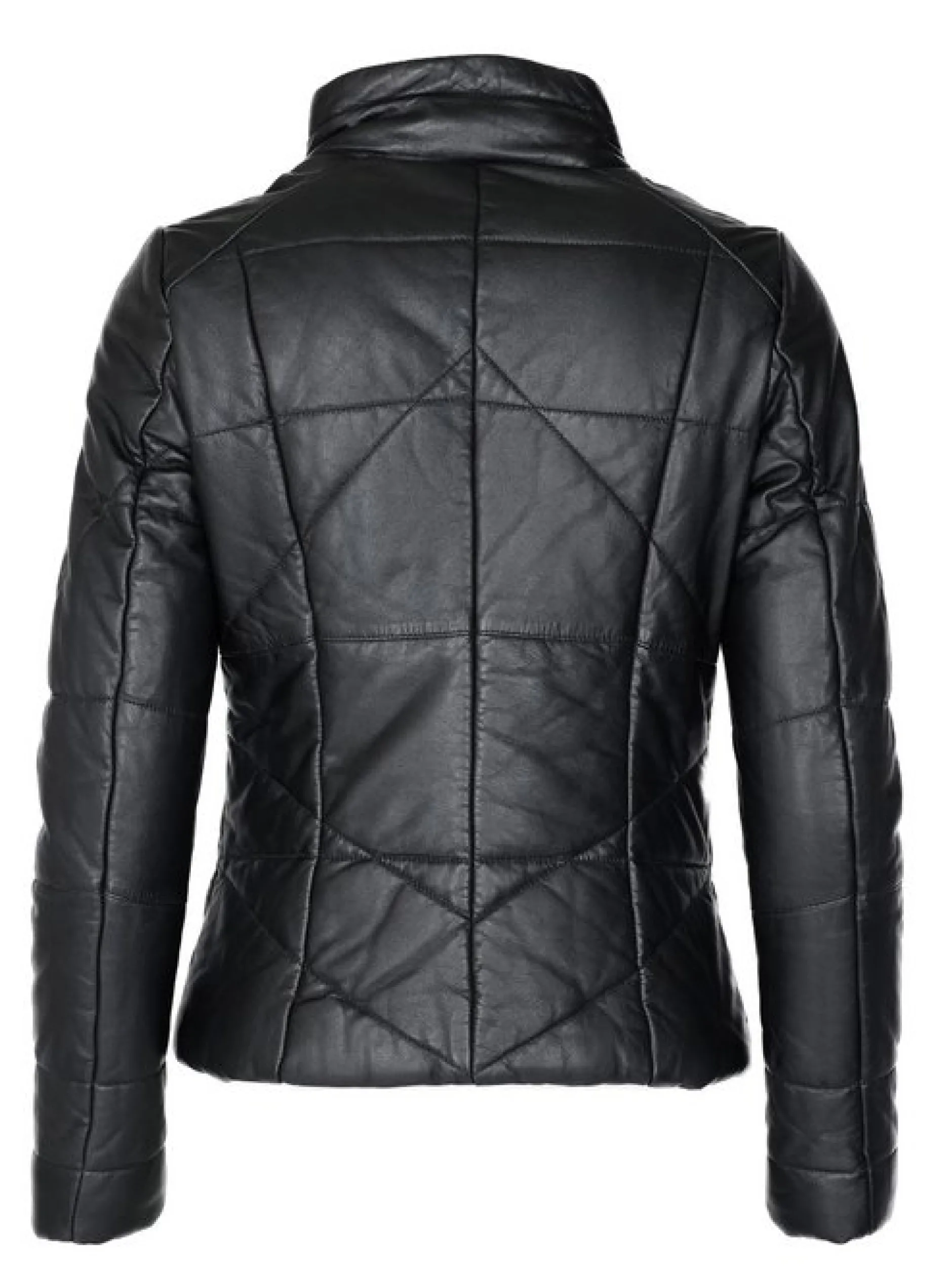 JCC Damen Lederjacke in schwarz
