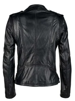 JCC Damen Lederjacke in schwarz