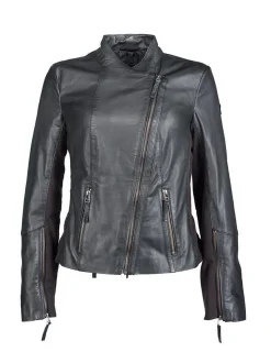 JCC Damen Lederjacke in schwarz