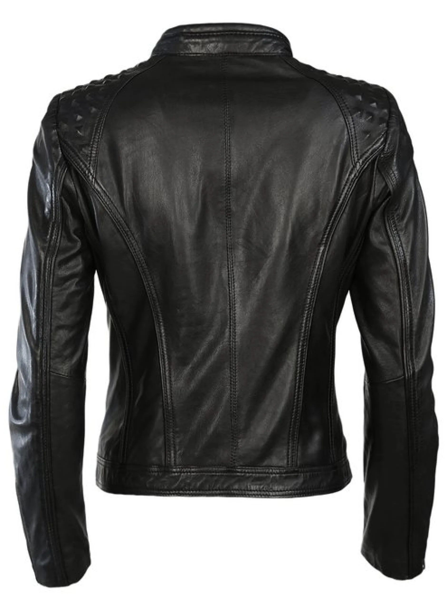 JCC Damen Lederjacke in schwarz